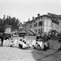 Barricate, strada del Quartiere, 1922