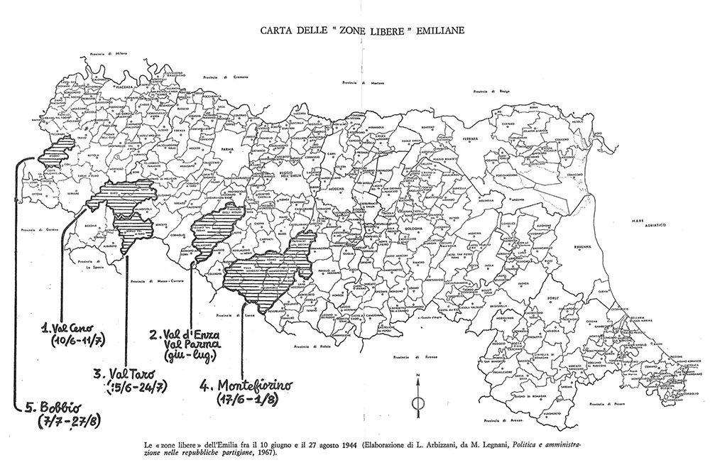 Fig. 5. Cfr. Saggi e notizie sulle zone libere in Emilia Romagna 1970.